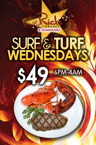 Surf & Turf Wednesdays<br />Surf & Turf Wednesdays