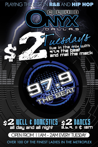 $2 Tuesdays<br />$2 Tuesdays