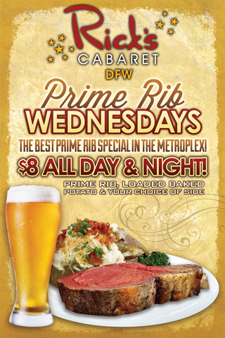 Weekly - Wednesdays - Prime Rib